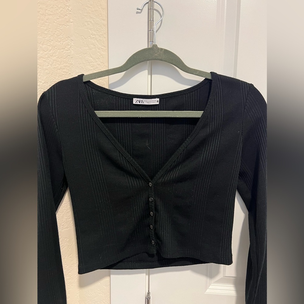 Zara Cropped Long Sleeve